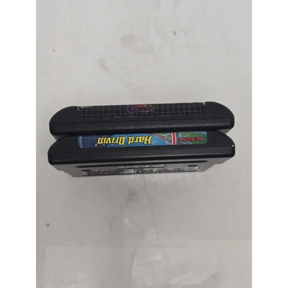 Sonic the Hedgehog 2 (Sega Genesis) And Hard Drivin' Lot Of 2 Game Carts, Tested
